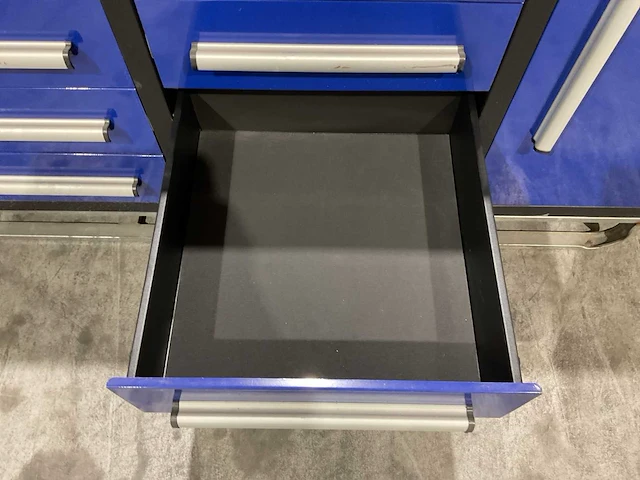 Stahlworks 10 lades 2 deuren blauw gereedschapswagen transportschade - afbeelding 3 van  21