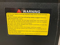 Stahlworks 10 lades 2 deuren blauw gereedschapswagen - afbeelding 9 van  22