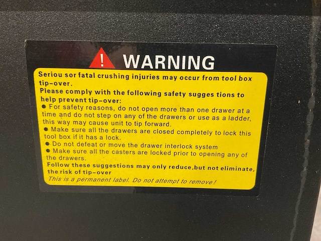 Stahlworks 10 lades 2 deuren blauw gereedschapswagen - afbeelding 6 van  12