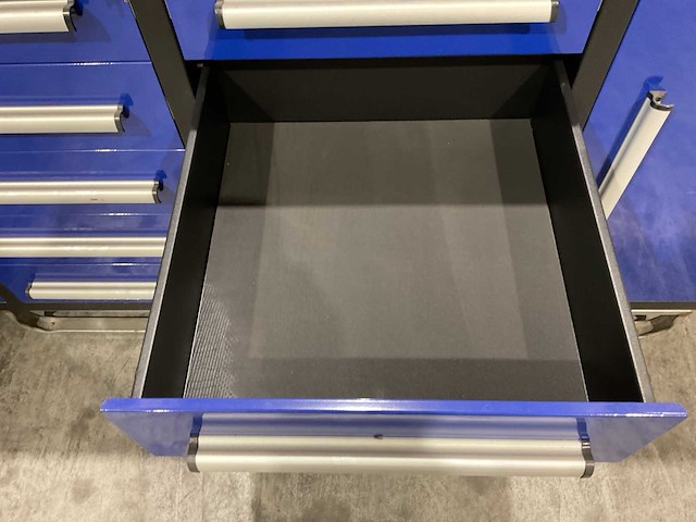 Stahlworks 10 lades 2 deuren blauw gereedschapswagen - afbeelding 16 van  16