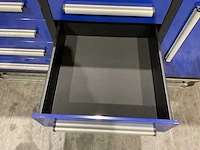 Stahlworks 10 lades 2 deuren blauw werkbank - afbeelding 2 van  22