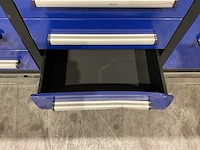 Stahlworks 10 lades 2 deuren blauw werkbank - afbeelding 4 van  22