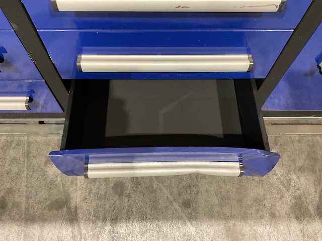 Stahlworks 10 lades 2 deuren blauw werkbank - afbeelding 11 van  22