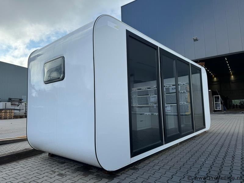 Veiling van diverse stahlworks tiny houses te barneveld