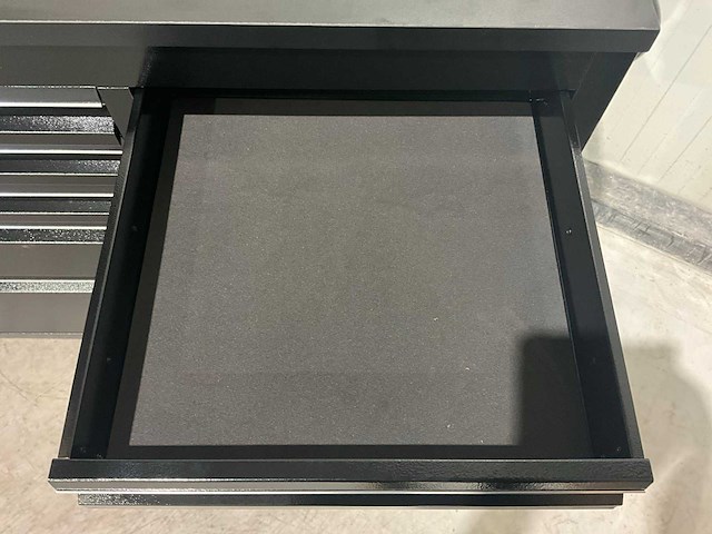 Stahlworks deluxe black 72 inch 15 laden werkbank - afbeelding 2 van  10
