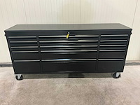 Stahlworks deluxe black 72 inch 15 laden werkbank - afbeelding 3 van  10