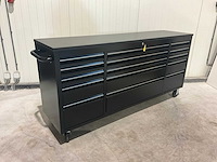 Stahlworks deluxe black 72 inch 15 laden werkbank - afbeelding 4 van  10