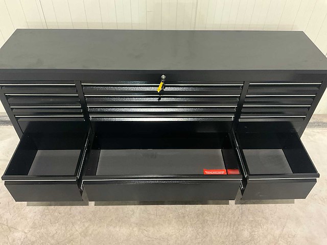 Stahlworks deluxe black 72 inch 15 laden werkbank - afbeelding 7 van  10