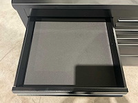 Stahlworks deluxe black 72 inch 15 laden werkbank - afbeelding 9 van  10
