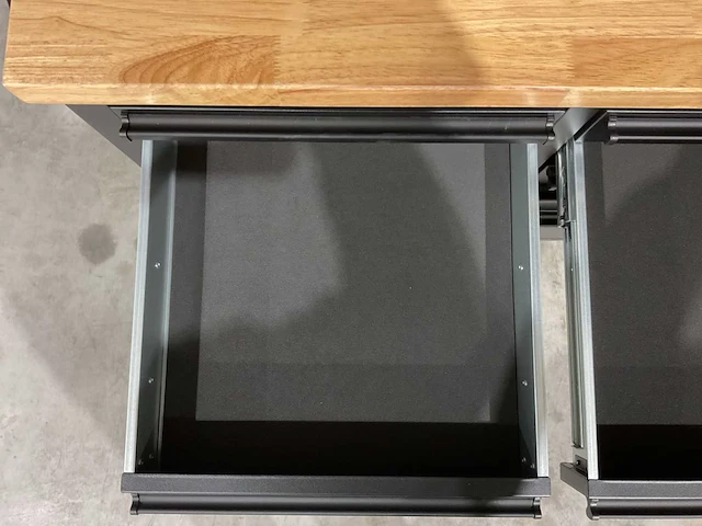 Stahlworks deluxe black 72 inch high 15 laden werkbank - afbeelding 5 van  14