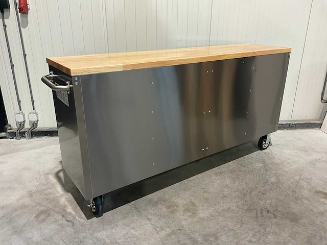Stahlworks deluxe rvs 72 inch 15 laden werkbank - afbeelding 10 van  10