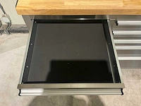 Stahlworks deluxe rvs 72 inch 15 laden werkbank - afbeelding 7 van  10