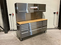 Stahlworks deluxe rvs 72 inch high 15 laden werkbank - afbeelding 5 van  19