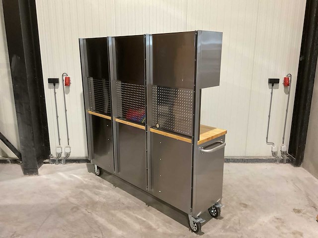 Stahlworks deluxe rvs 72 inch high 15 laden werkbank - afbeelding 7 van  19