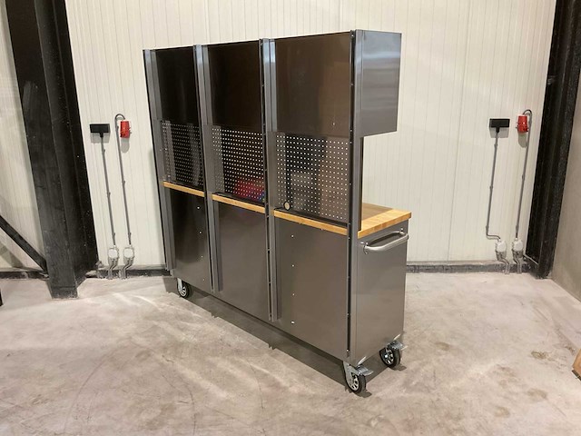 Stahlworks deluxe rvs 72 inch high 15 laden werkbank - afbeelding 8 van  19