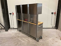 Stahlworks deluxe rvs 72 inch high 15 laden werkbank - afbeelding 8 van  19