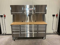 Stahlworks deluxe rvs 72 inch high 15 laden werkbank - afbeelding 12 van  19