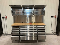 Stahlworks deluxe rvs 72 inch high 15 laden werkbank - afbeelding 13 van  19