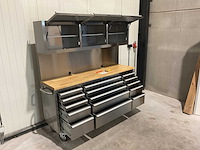 Stahlworks deluxe rvs 72 inch high 15 laden werkbank - afbeelding 14 van  19