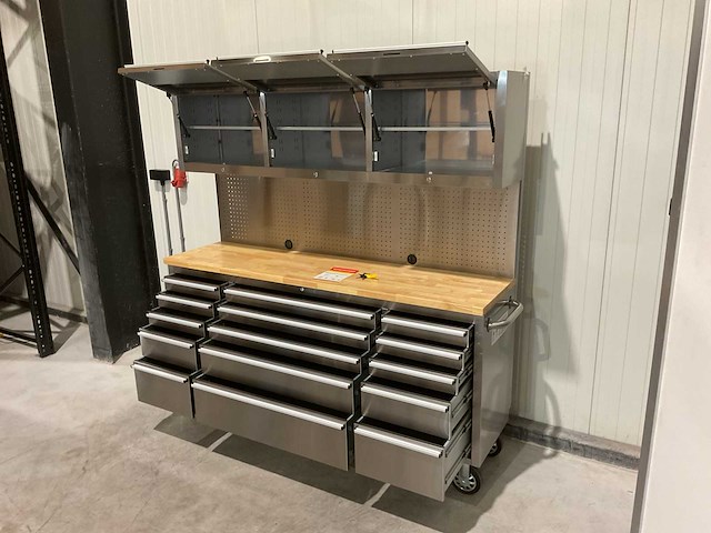 Stahlworks deluxe rvs 72 inch high 15 laden werkbank - afbeelding 15 van  19