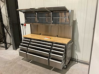 Stahlworks deluxe rvs 72 inch high 15 laden werkbank - afbeelding 15 van  19