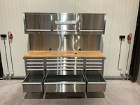 Stahlworks deluxe rvs 72 inch high 15 laden werkbank - afbeelding 16 van  19