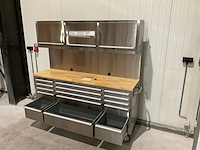 Stahlworks deluxe rvs 72 inch high 15 laden werkbank - afbeelding 17 van  19