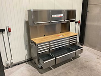 Stahlworks deluxe rvs 72 inch high 15 laden werkbank - afbeelding 18 van  19