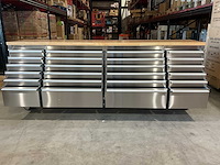 Stahlworks deluxe rvs 96 inch 24 laden werkbank - afbeelding 8 van  12