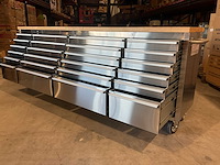 Stahlworks deluxe rvs 96 inch 24 laden werkbank - afbeelding 2 van  16
