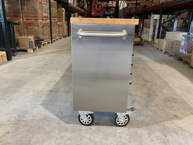 Stahlworks deluxe rvs 96 inch 24 laden werkbank - afbeelding 12 van  16