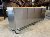 Stahlworks deluxe rvs 96 inch 24 laden werkbank - afbeelding 11 van  16