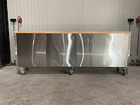 Stahlworks deluxe rvs 96 inch 24 laden werkbank - afbeelding 8 van  12