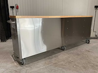 Stahlworks deluxe rvs 96 inch 24 laden werkbank - afbeelding 9 van  12