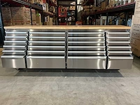 Stahlworks deluxe rvs 96 inch 24 laden werkbank - afbeelding 16 van  16
