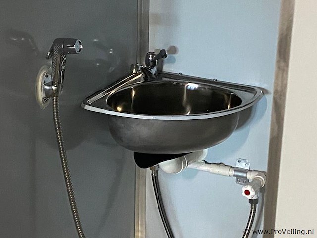 Stahlworks mobiele toilet/douche unit single - afbeelding 3 van  10
