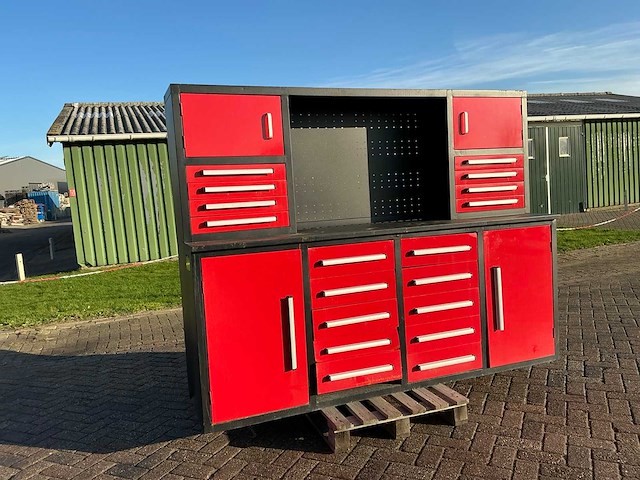 Stahlworks steel 18 drawers 4 kavinet werkbank - afbeelding 1 van  7