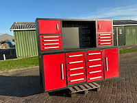 Stahlworks steel 18 drawers 4 kavinet werkbank - afbeelding 1 van  7