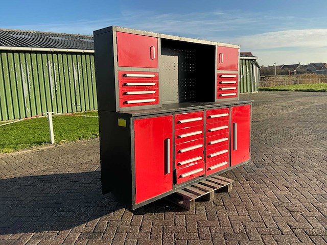 Stahlworks steel 18 drawers 4 kavinet werkbank - afbeelding 2 van  7