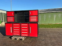 Stahlworks steel 18 drawers 4 kavinet werkbank - afbeelding 6 van  7