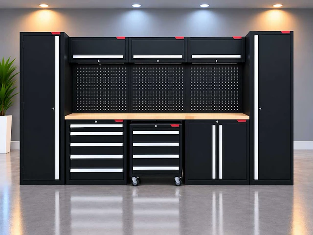 Stahlworks tc-046 325x55x203 cm werkbank - afbeelding 1 van  12