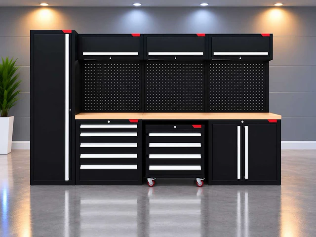Stahlworks tc-061a 275x55x203 cm werkbank - afbeelding 1 van  12