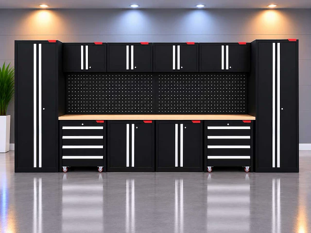 Stahlworks tc-065 480x55x203 cm werkbank - afbeelding 1 van  4