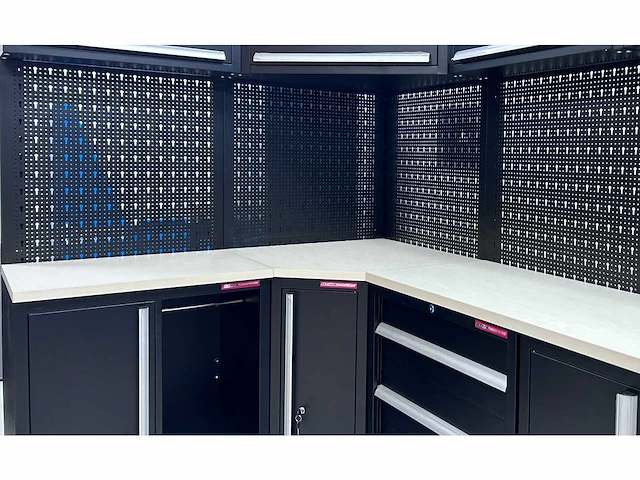 Stahlworks tc-204 155x55x203 / 280x55x203 cm werkbank - afbeelding 6 van  10