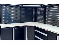 Stahlworks tc-204 155x55x203 / 280x55x203 cm werkbank - afbeelding 6 van  10