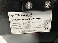 Stahlwulle - e-800sw - opzit veegmachine - veegbreedte: 1250 mm - afbeelding 18 van  18