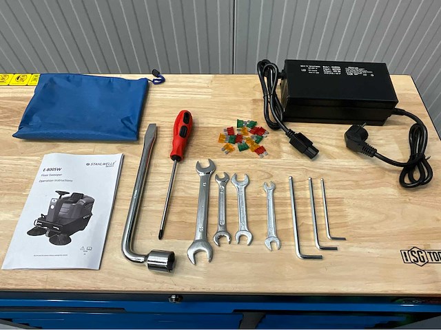 Stahlwulle - e-800sw - opzit veegmachine - veegbreedte: 1250 mm - afbeelding 12 van  27