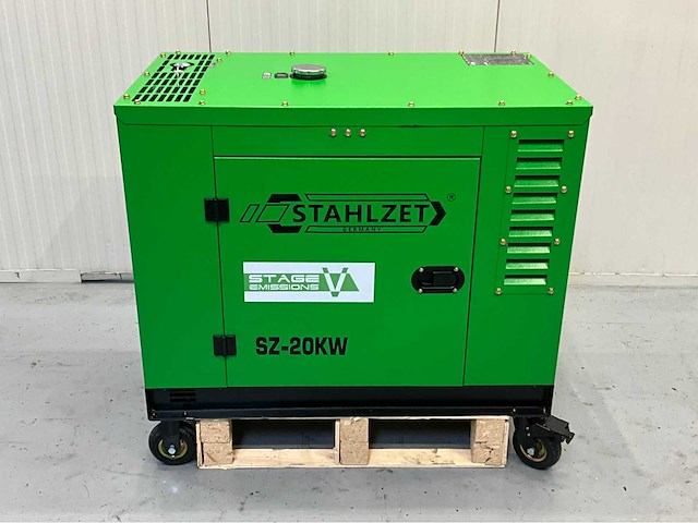 Stahlzet sz-20kw - luchtgekoelde stille tweecilinder dieselgenerator - 2026 - afbeelding 13 van  21