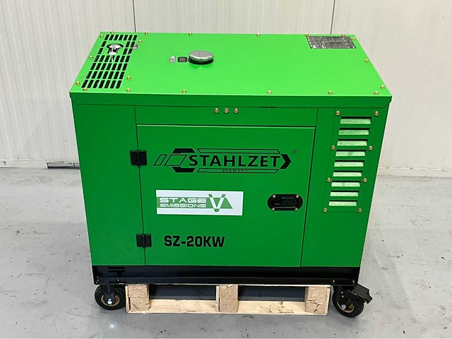 Stahlzet sz-20kw - luchtgekoelde stille tweecilinder dieselgenerator - 2026 - afbeelding 14 van  21