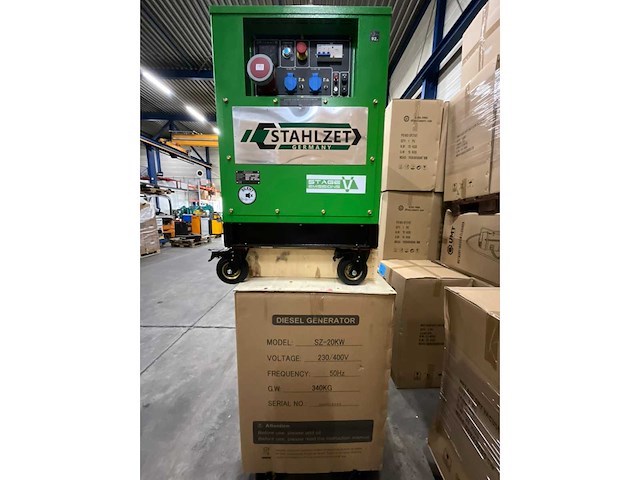 Stahlzet sz-20kw - luchtgekoelde stille tweecilinder dieselgenerator - 2026 - afbeelding 17 van  21